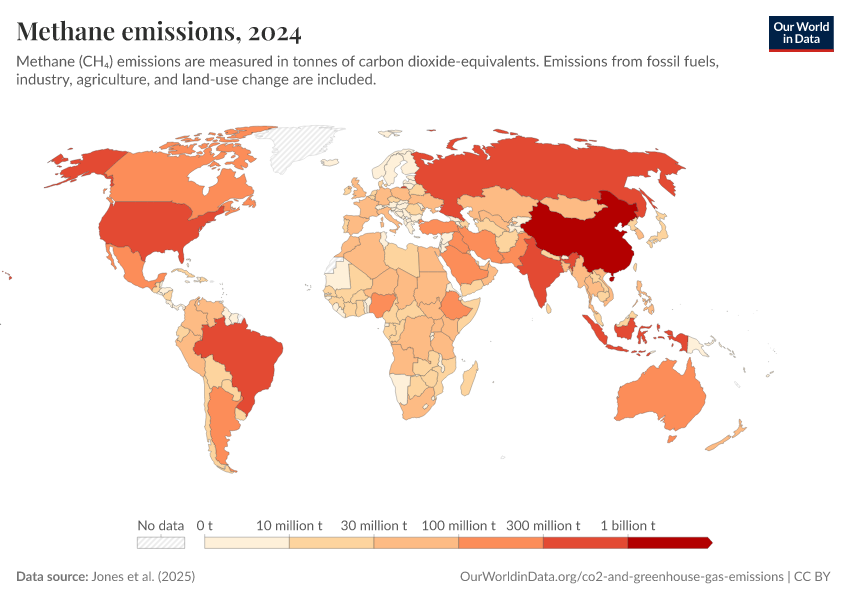 A thumbnail of the "Methane emissions" chart